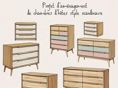 Projet relooking chambres d'hôtes