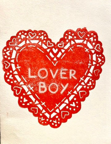 "Lover Boy" V-Day Card