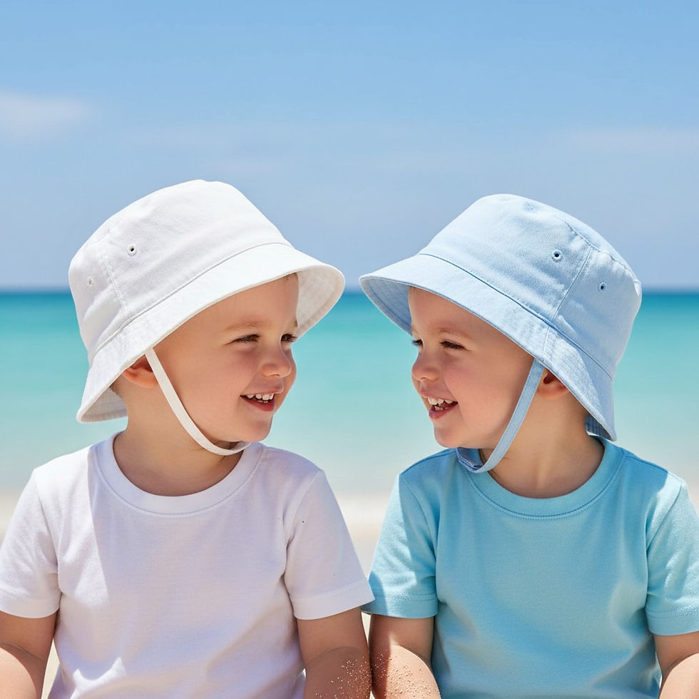 Bucket hat with chin strap (KIDS/0193)