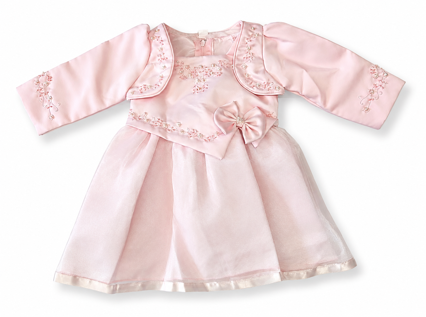 Special Occassion pink dress and bolero set