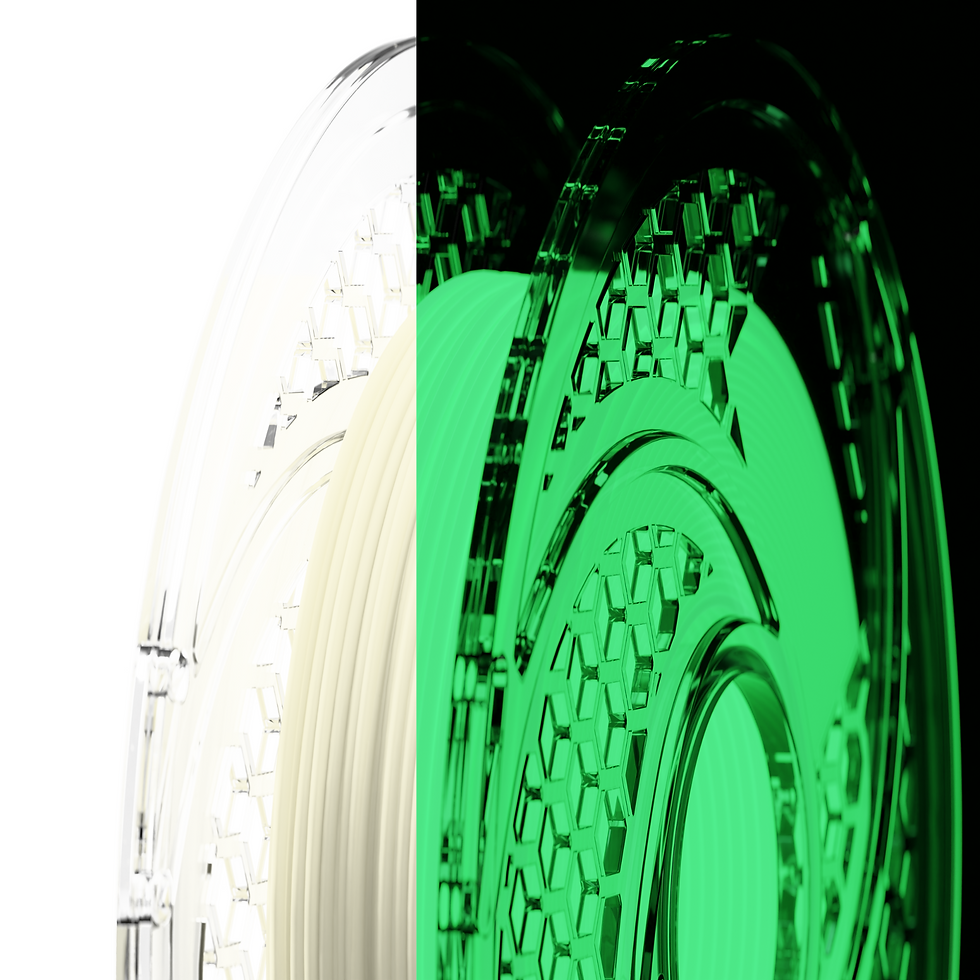 Thumbnail: PLA Premium - Glow in the dark Green - 500g - 1.75mm - SA Filament