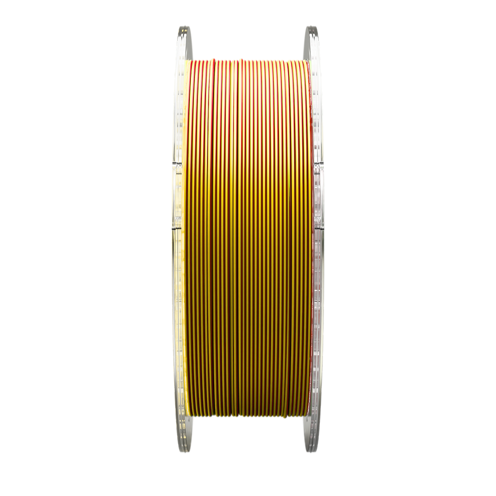 Thumbnail: Dual Silk PLA+ Golden Scarlet - 750g - 1.75mm - SA Filament