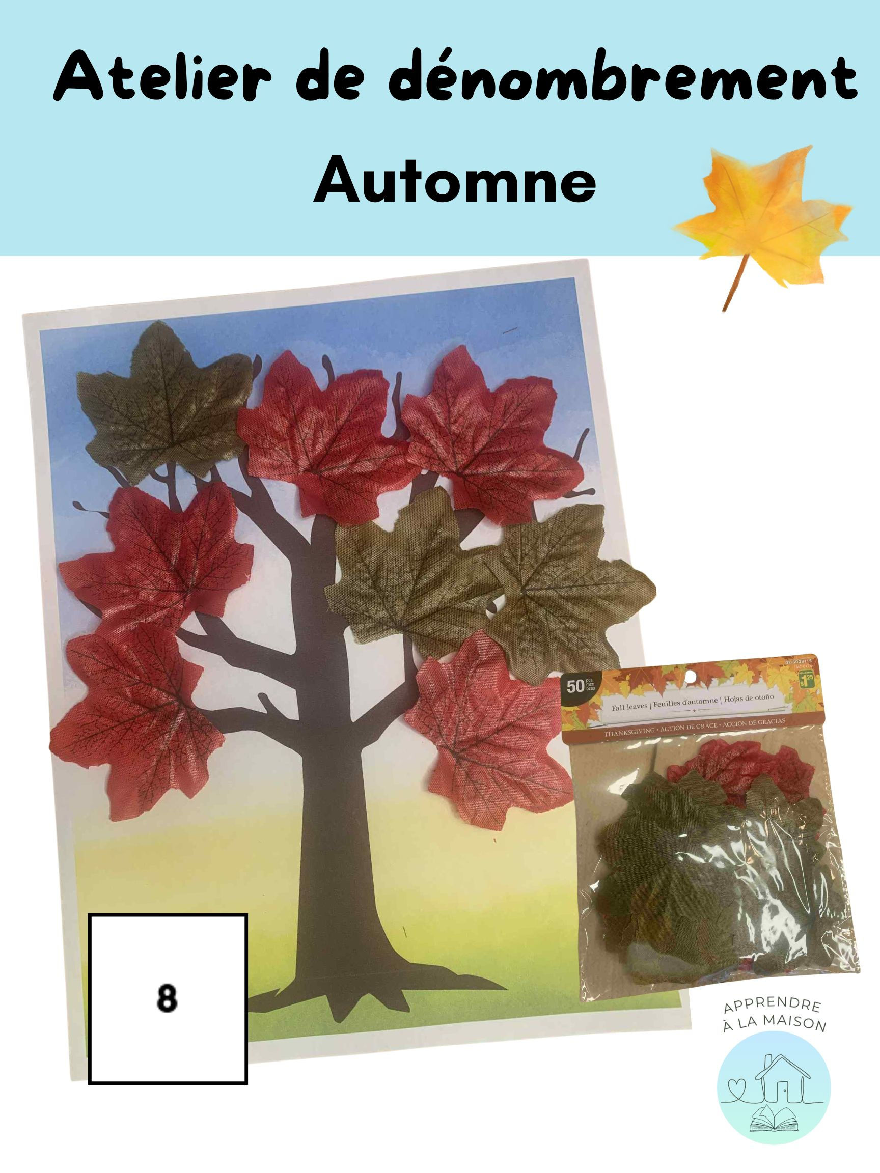 Dénombrement - Feuilles d'automne