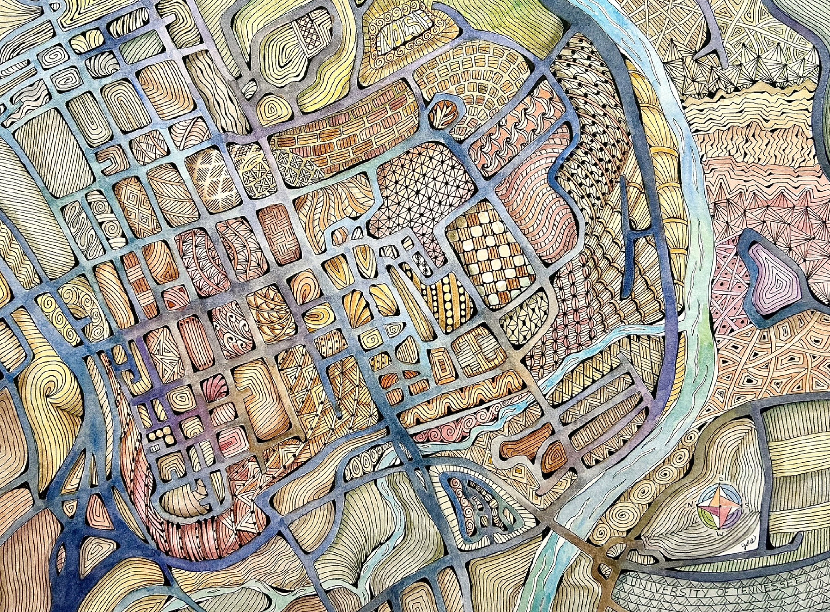 University of Tennessee W_INK Map