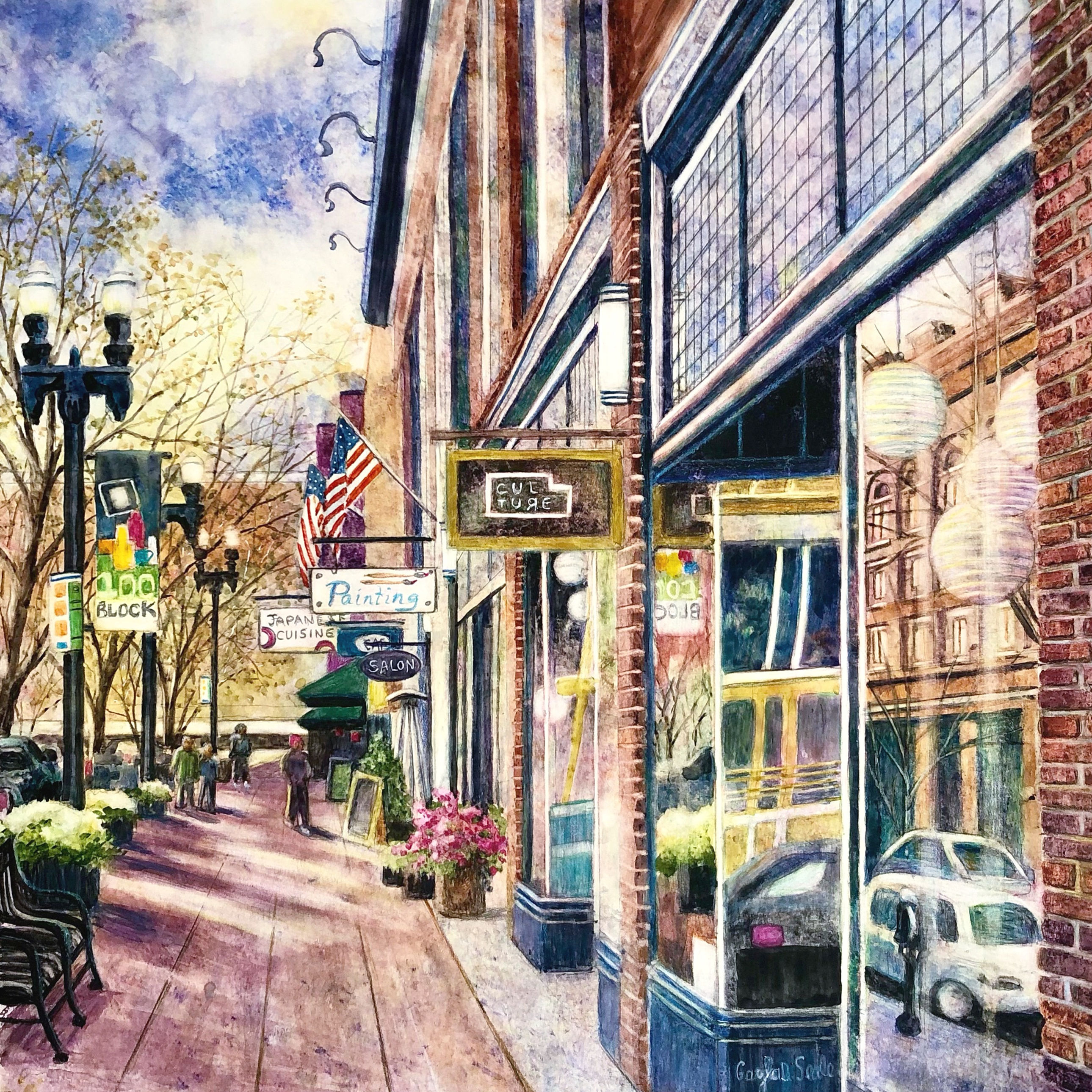 100 Block and Arts District in Knoxville, Tennessee