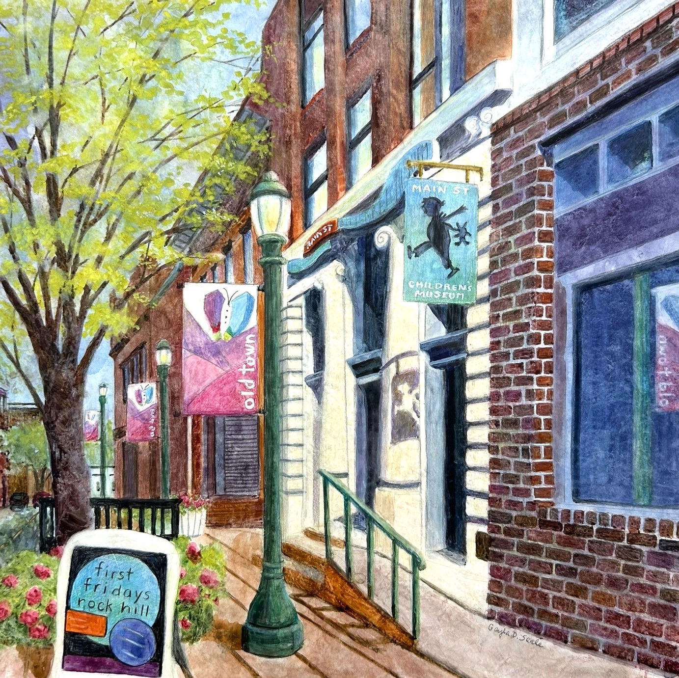 Rock Hill, SC Art Print