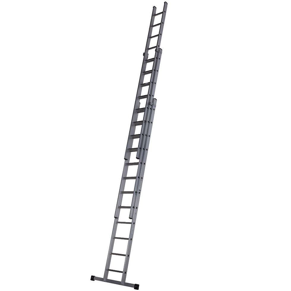 Youngman Trade 200 Aluminium Extension Ladder 3-Section 3.66m 57012318