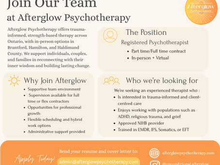 Afterglow is Hiring!