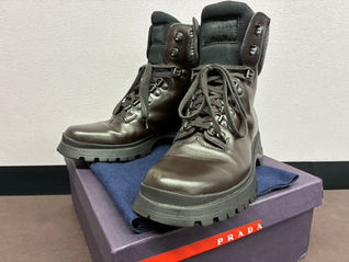 🥾買取実績🥾【PRADA/プラダ 2315 レースアップブーツ】