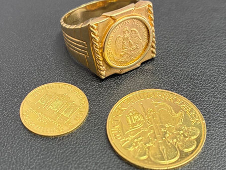 【買取実績】ウィーン金貨ハーモニー・メキシコ2ペソ金貨