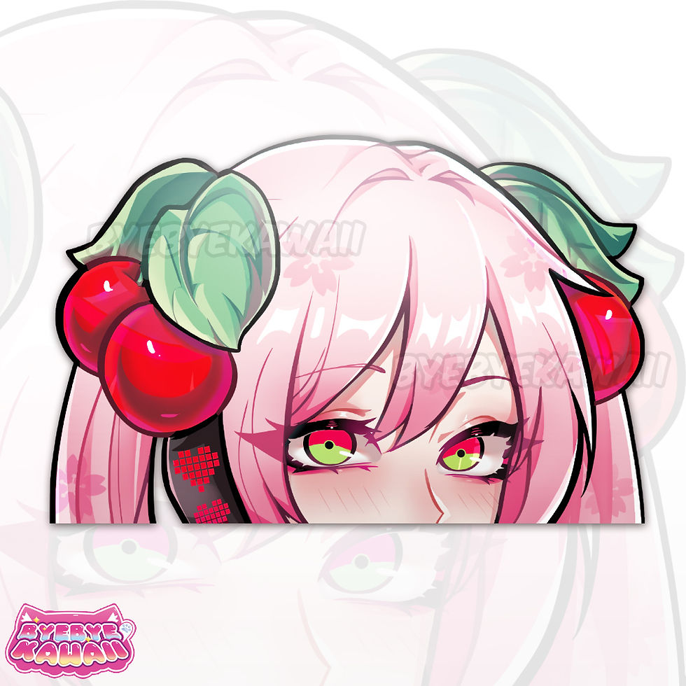 Sakura Miku Pegatina