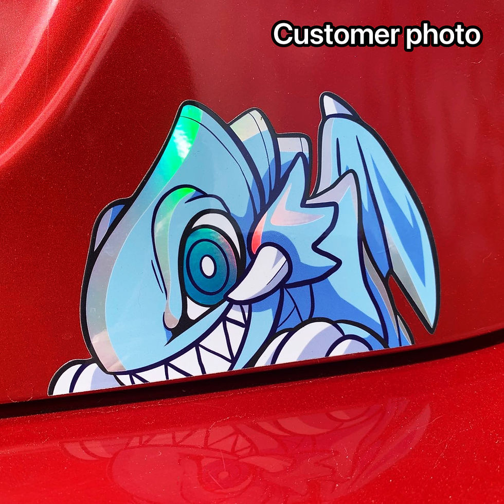 Thumbnail: Blue Eyes T. Dragon Peeker Sticker
