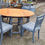 Thumbnail: Shabby to chic oak table and chairs