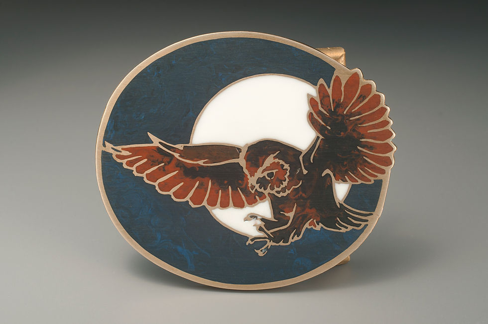Great Horn Owl Buckle