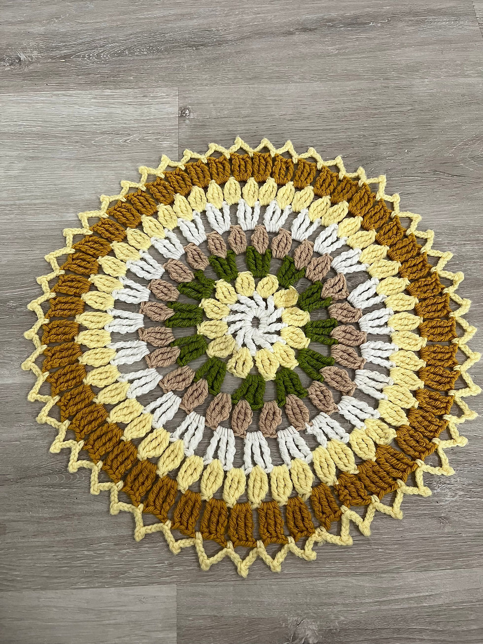 Thumbnail: Crochet Flower Mat