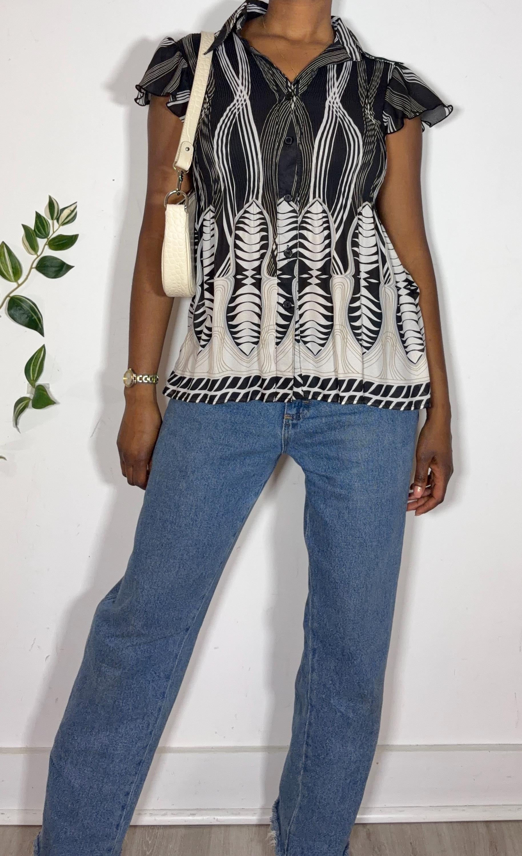 Vintage Art Deco Blouse