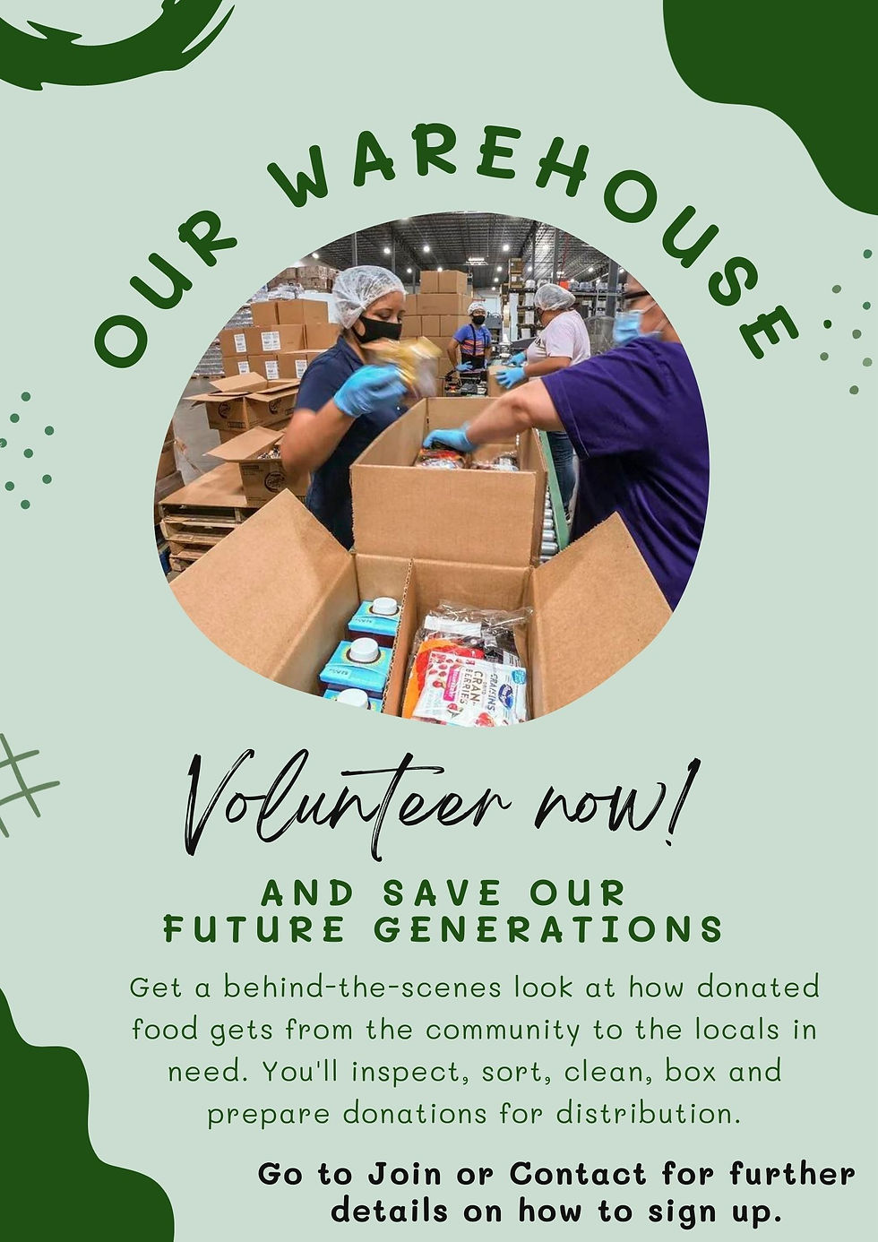 Volunteer in Our Warehouse
