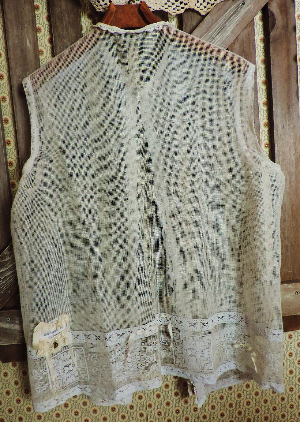Thumbnail: Antique Net Lace Jacket