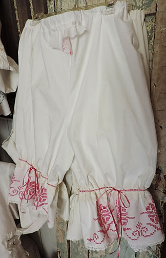 Pink Rose Bloomer antique cotton from Victorian Tailor