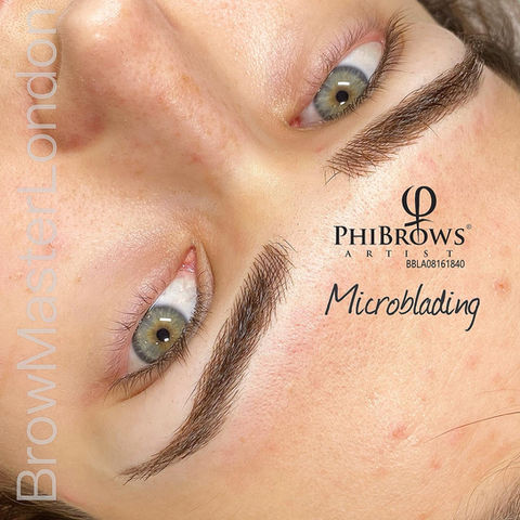 Heal result microblading brows by Anna in Notting Hill, London