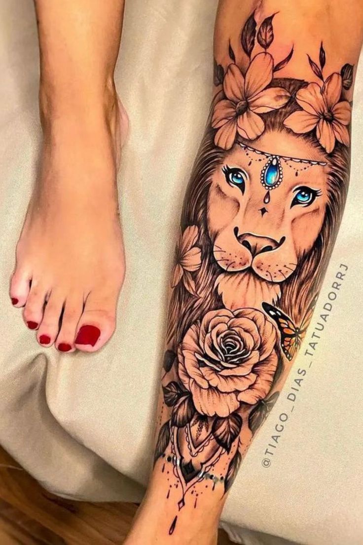 Tatuagem de Leão