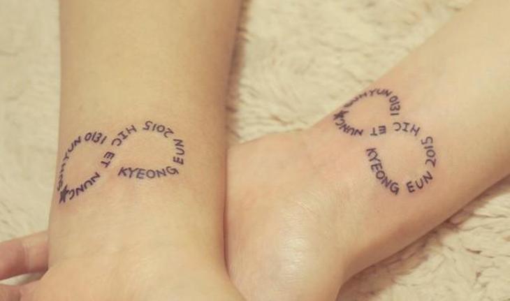 Imagem  mostrando Tatuagem de Amigas