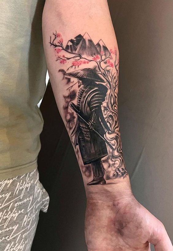 Tatuagem de Samurai
