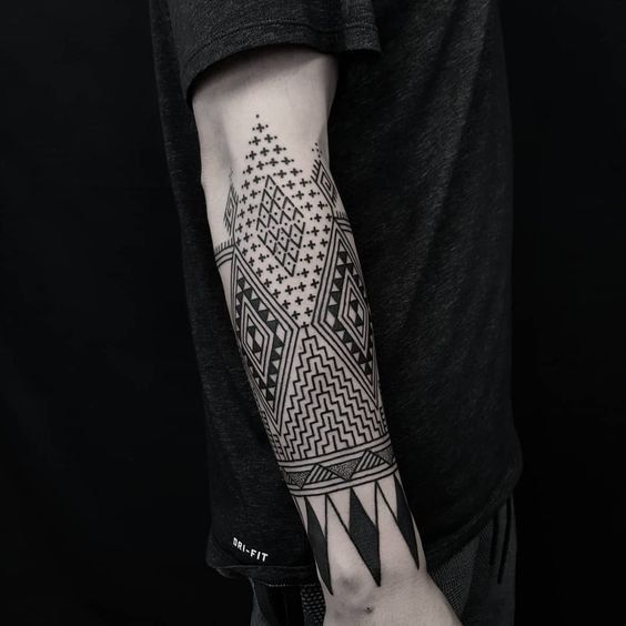 Tatuagem Blackwork