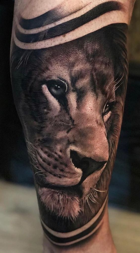 Tatuagem de Leão