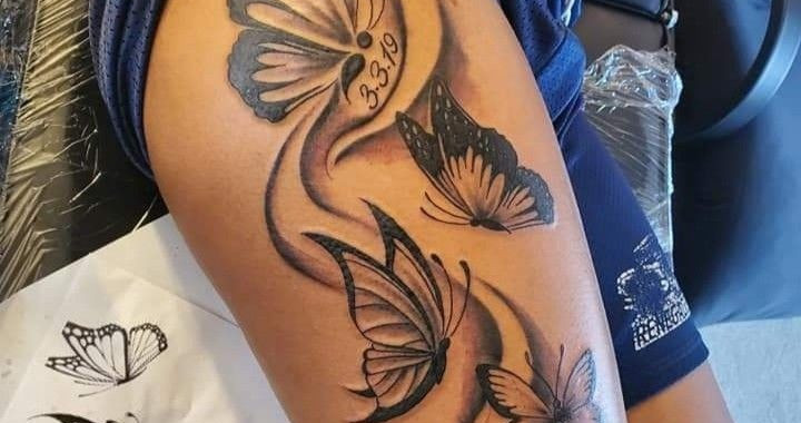 Tatuagem Feminina Na Perna
