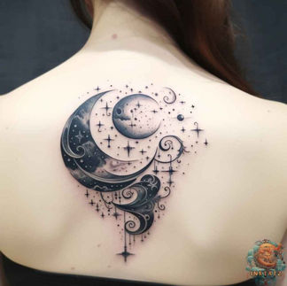 Moon Tattoo 
