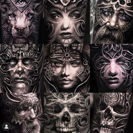 Black and Grey Tattoos