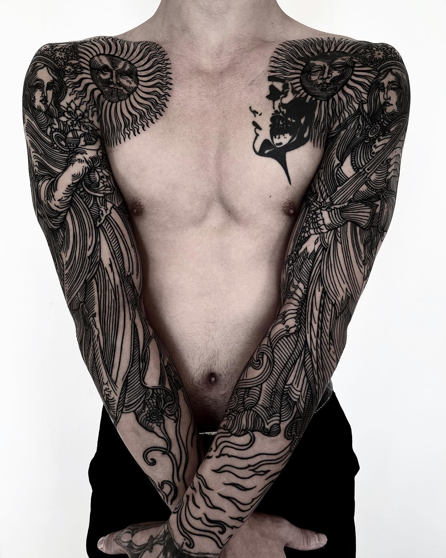 Tatuagem Blackwork