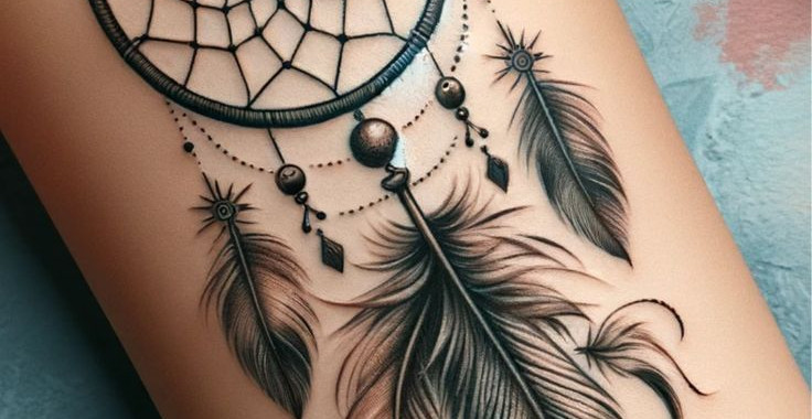 Tatuagem de apanhador de sonhos