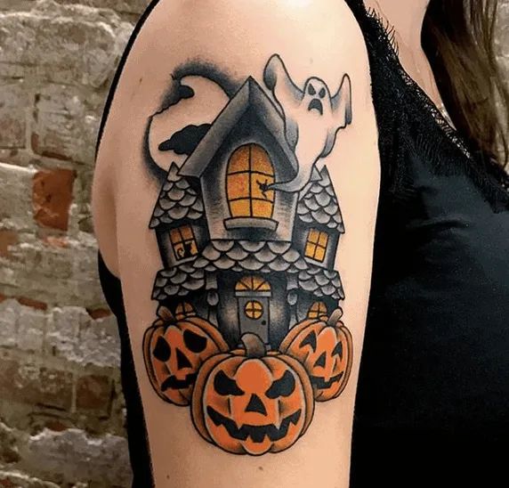 Halloween tattoo