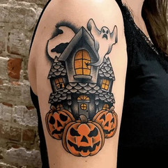 Halloween tattoo