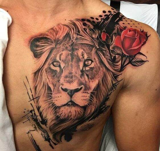 Tatuagem de Leão