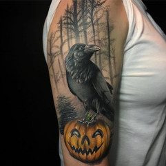 Halloween tattoo