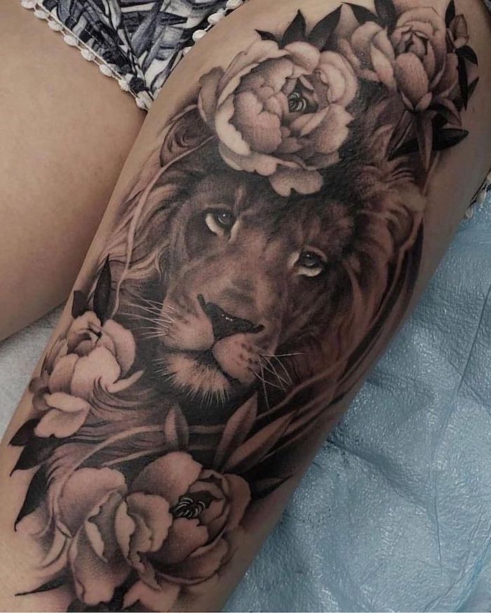 Tatuagem de Leão