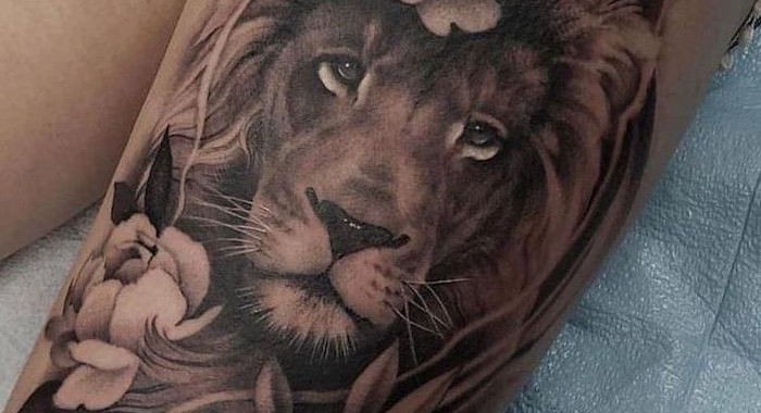 Tatuagem de Leão