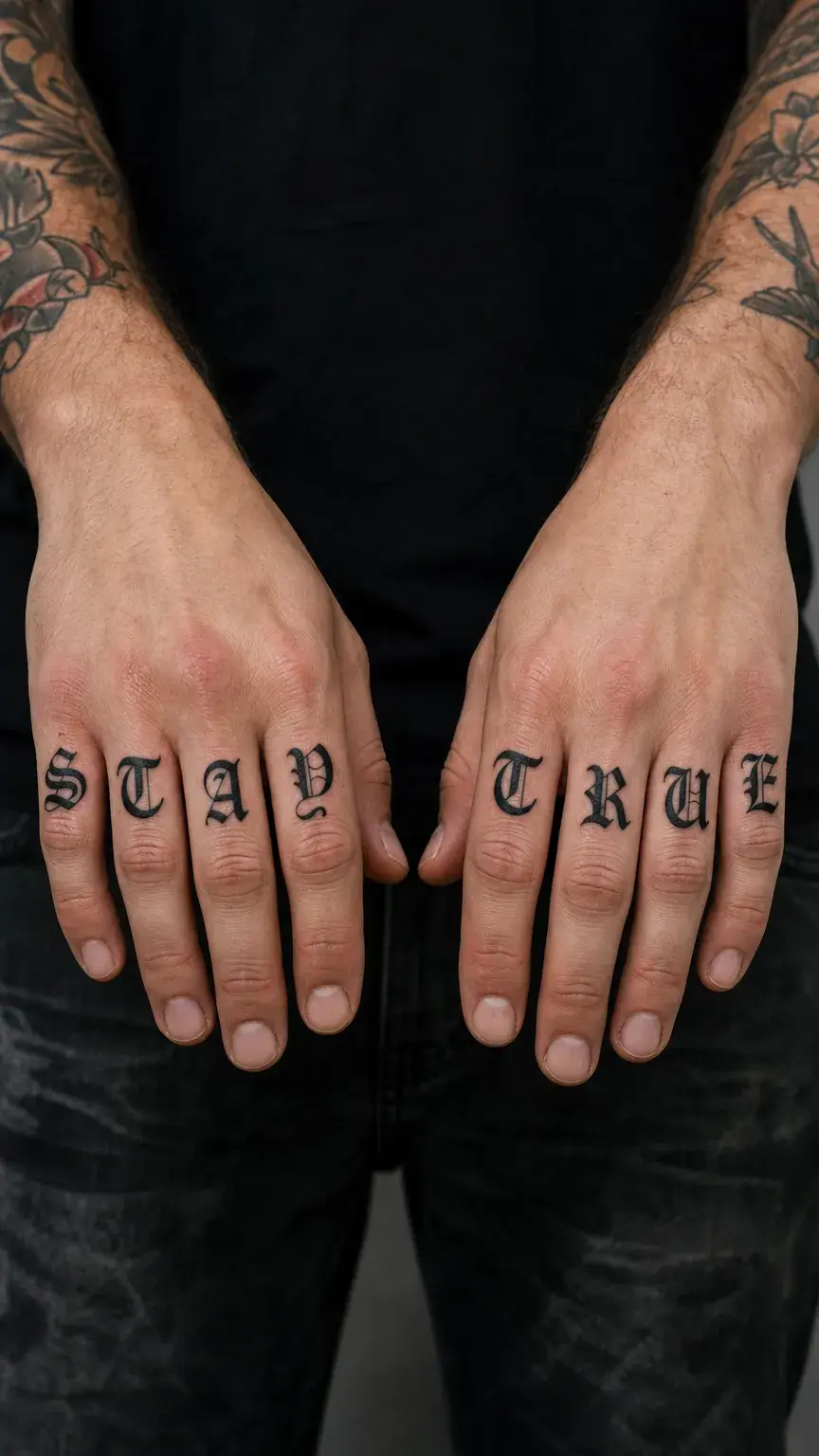 Stay True Tattoo