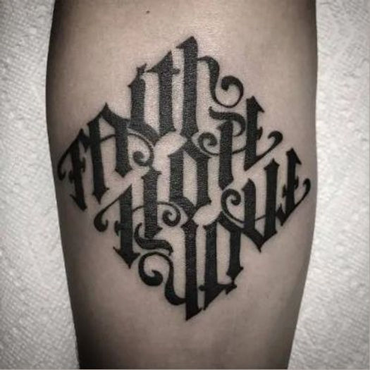 Ambigram Tattoos: Flippable Designs, Meanings & Ideas