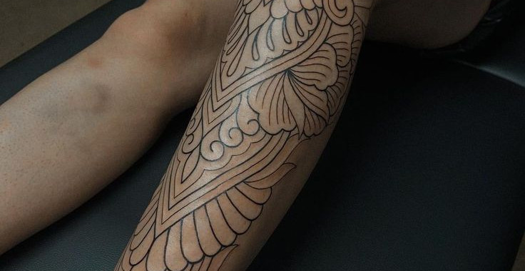 Tatuagem Feminina Na Perna