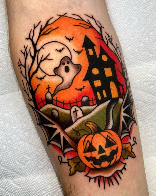 Halloween tattoo