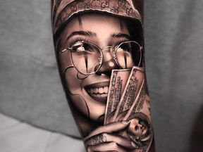 Tatuagem de Palhaça Mexicana