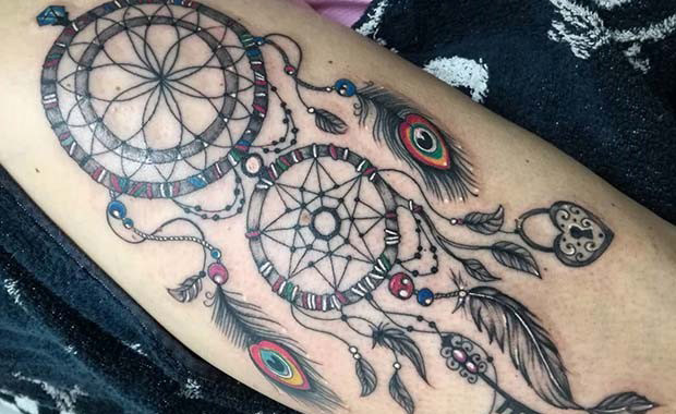 Tatuagem de Apanhador de Sonhos