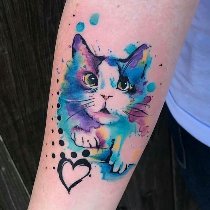 tatuagem de gatinho