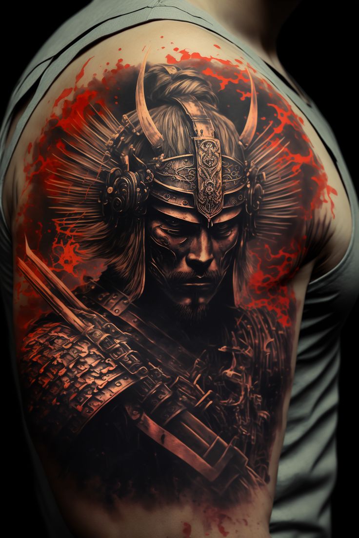 Tatuagem de Samurai
