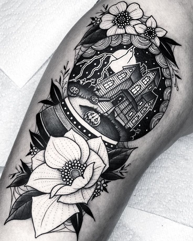 Halloween tattoo