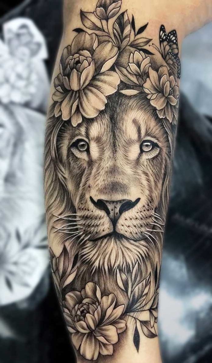 Tatuagem de Leão